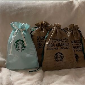 Starbucks gift pouches,all 4 $25